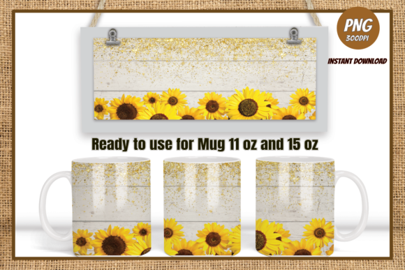 Download Sunflowers Sublimation Coffee Mug - Sublimation coffee mug Collection