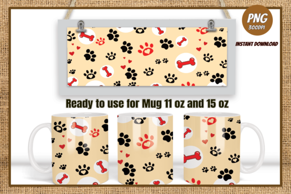 Download Dog Bone Lover Sublimation Coffee Mug - Sublimation coffee mug Collection