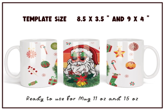 Download Retro Christmas  Sublimation Coffee Mug - Sublimation coffee mug Collection