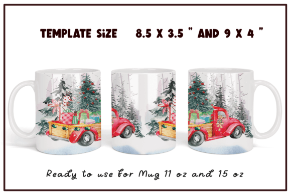 Download Christmas Sublimation Coffee Mug Wrap - Sublimation coffee mug Collection