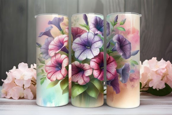 Download 3D Flowers Tumbler Wrap - Premium Resources