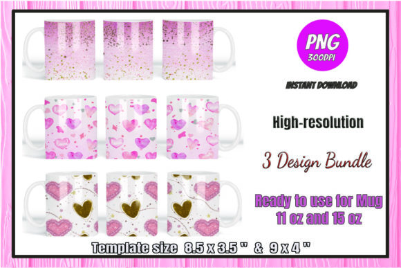 Download Pink Valentine Sublimation Coffee Mug - Sublimation coffee mug Collection