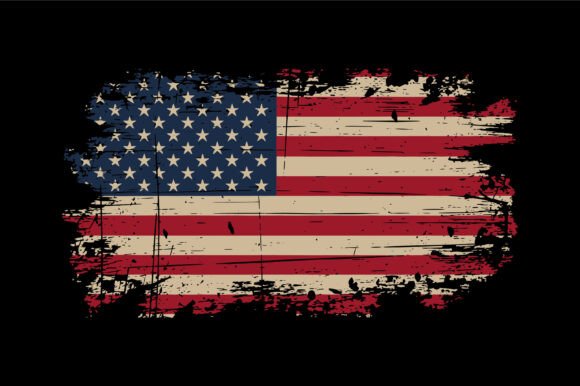 Download Distressed American Flag Grunge Design - American flag Collection