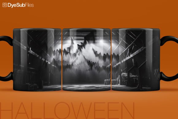 Download Halloween Sublimation Coffee Mug Wrap - Sublimation coffee mug Collection