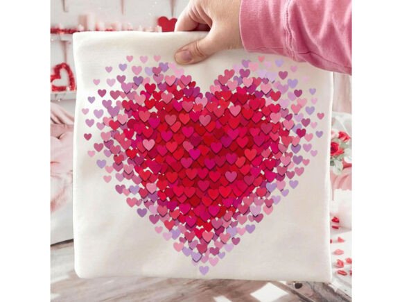 Download Valentine Brushstroke Heart Sublimation Png - Heart sublimation Collection